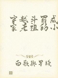 穿越斗罗成为千家老祖的小说