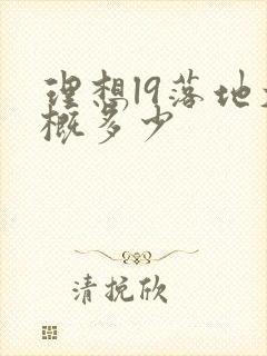 理想l9落地大概多少