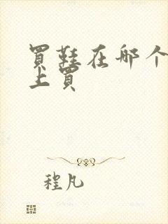 买鞋在哪个软件上买