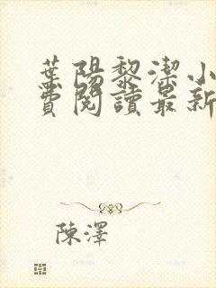 叶阳黎洁小说免费阅读最新章节更新