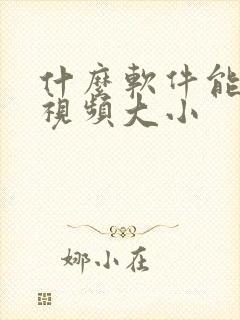 什么软件能压缩视频大小