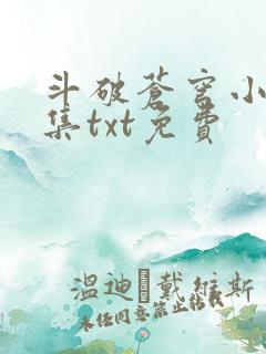 斗破苍穹小说全集txt免费