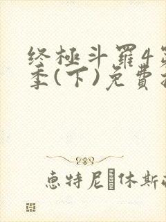 终极斗罗4第四季(下)免费播放