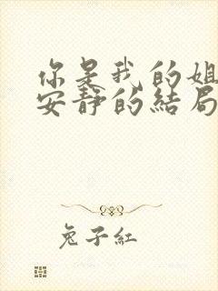 你是我的姐妹中安静的结局