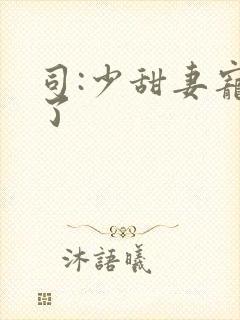 司:少甜妻宠定了