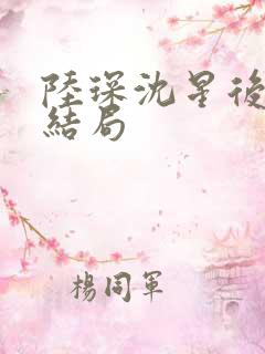 陆琛沈星后续大结局