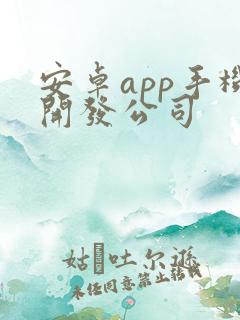 安卓app手机开发公司