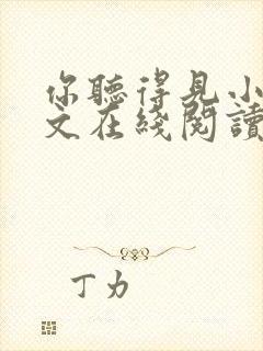 你听得见小说全文在线阅读