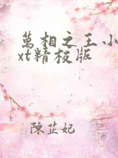 万相之王小说txt精校版