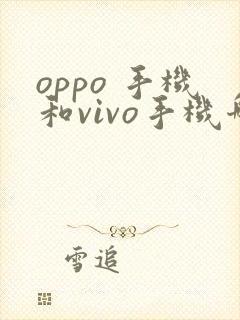 oppo 手机和vivo手机哪个好