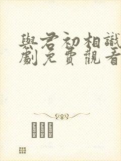 与君初相识电视剧免费观看完整版