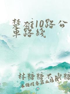 楚雄10路公交车路线