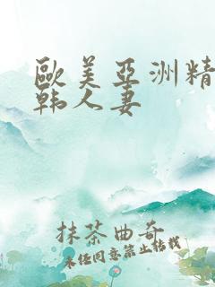 欧美亚洲精品日韩人妻