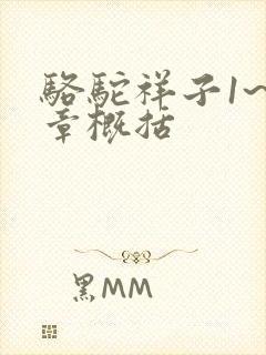 骆驼祥子1~3章概括