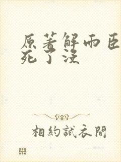 原著解雨臣结局死了没