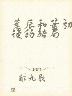 叶辰和萧初然最后的结局