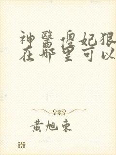 神医傻妃狠嚣张在哪里可以看