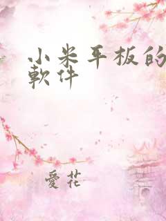 小米平板的画画软件