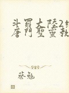 斗罗大陆2绝世唐门圣灵教