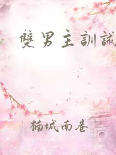 双男主训诫虐文