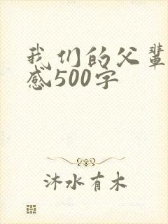 我们的父辈观后感500字