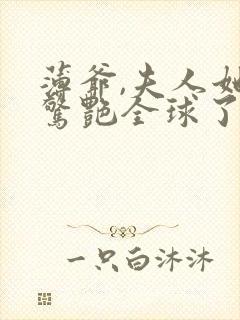 薄爷,夫人她又惊艳全球了原著