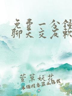 免费一分钟视频聊天交友软件有哪些