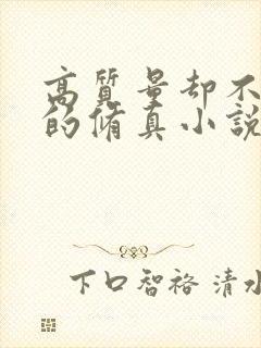 高质量却不出名的修真小说