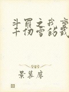 斗罗之我变成了千仞雪的武魂小说