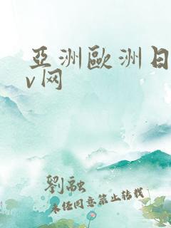 亚洲欧洲日韩av网