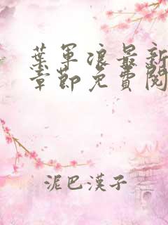 叶军浪最新更新章节免费阅读