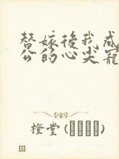 替嫁后我成了老公的心尖宠