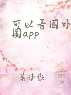 可以看国外的地图app