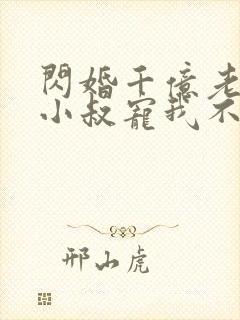 闪婚千亿老公,小叔宠我不停全本下载