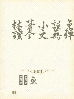 林萧小说免费阅读全文无弹窗