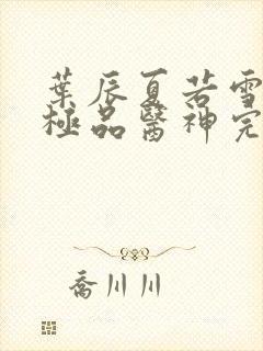 叶辰夏若雪都市极品医神完本小说