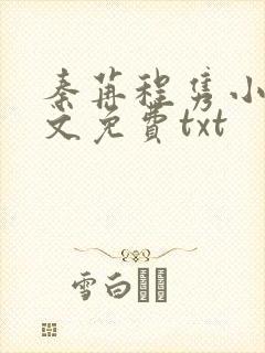 秦苒程隽小说全文免费txt