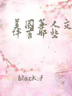 美国华人交友软件有哪些