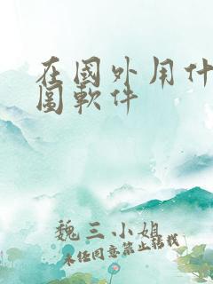 在国外用什么地图软件