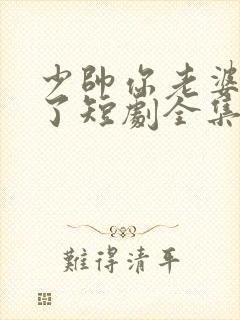 少帅你老婆又跑了短剧全集免费播放