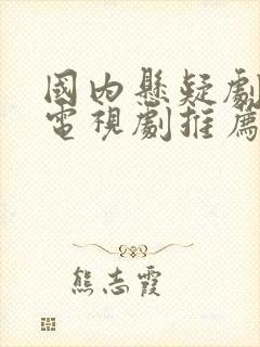 国内悬疑剧破案电视剧推荐大全