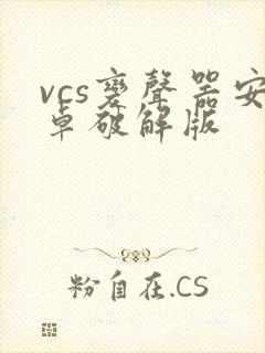 vcs变声器安卓破解版