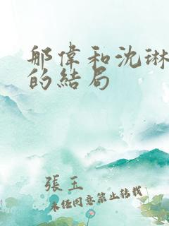 那伟和沈琳最后的结局