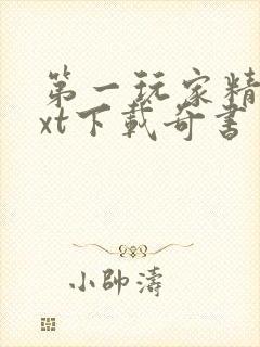 第一玩家精校txt下载奇书网