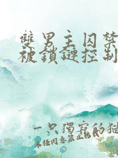 双男主囚禁逃跑被锁链控制小说