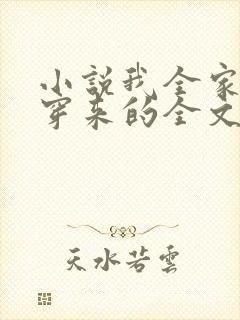 小说我全家都是穿来的全文阅读