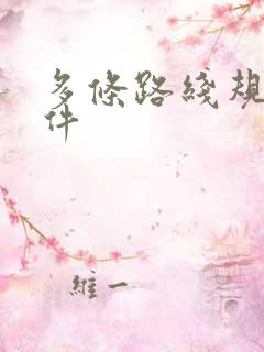 多条路线规划软件