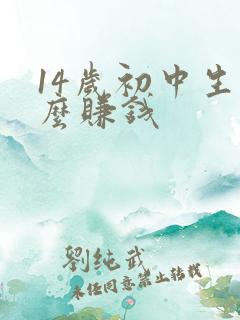14岁初中生怎么赚钱