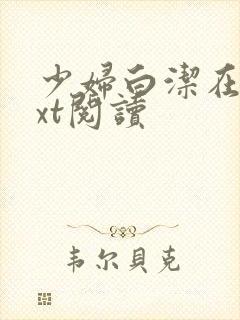 少妇白洁在线txt阅读