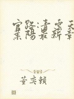 官路:青云天骄叶阳最新章节在线阅读